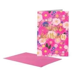 Carte d'Anniversaire - Flowers