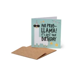 Carte d'Anniversaire - Llama