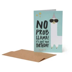Carte d'Anniversaire - No Probllama