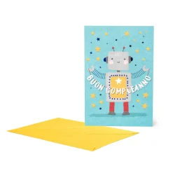 Carte d'Anniversaire - Robot