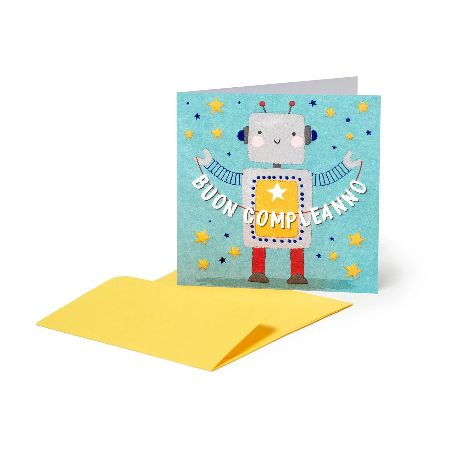 Carte d'Anniversaire - Robot