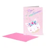 Carte d'Anniversaire - Unicorn