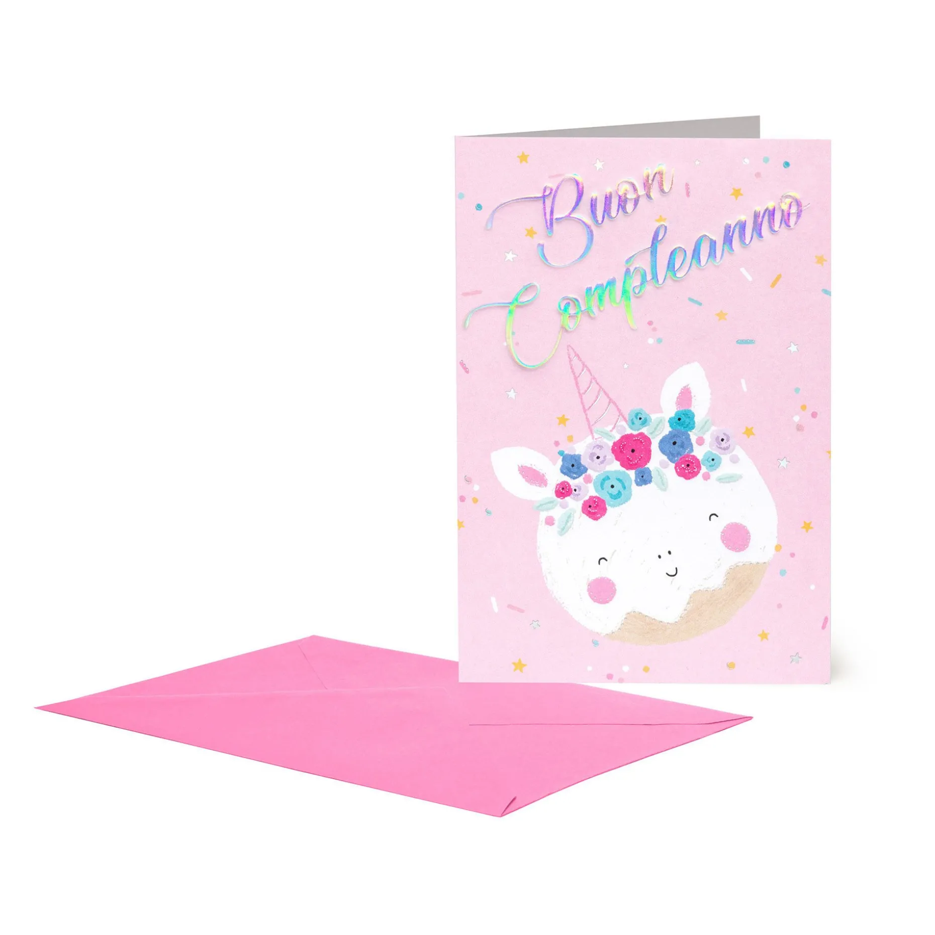 Carte d'Anniversaire - Unicorn