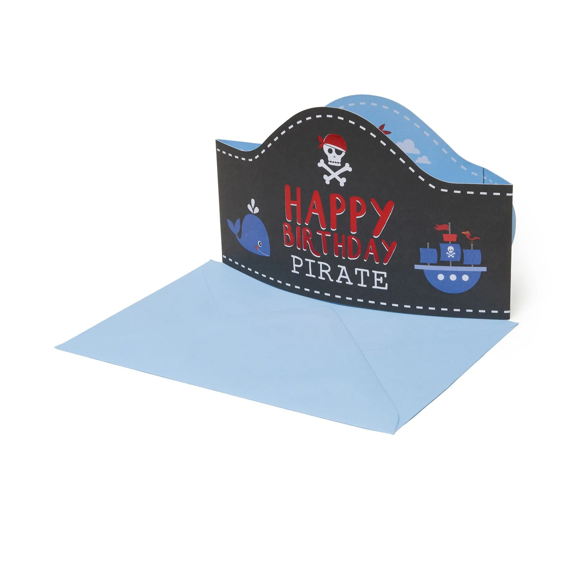 Carte d'Anniversaire 3D - Pirate