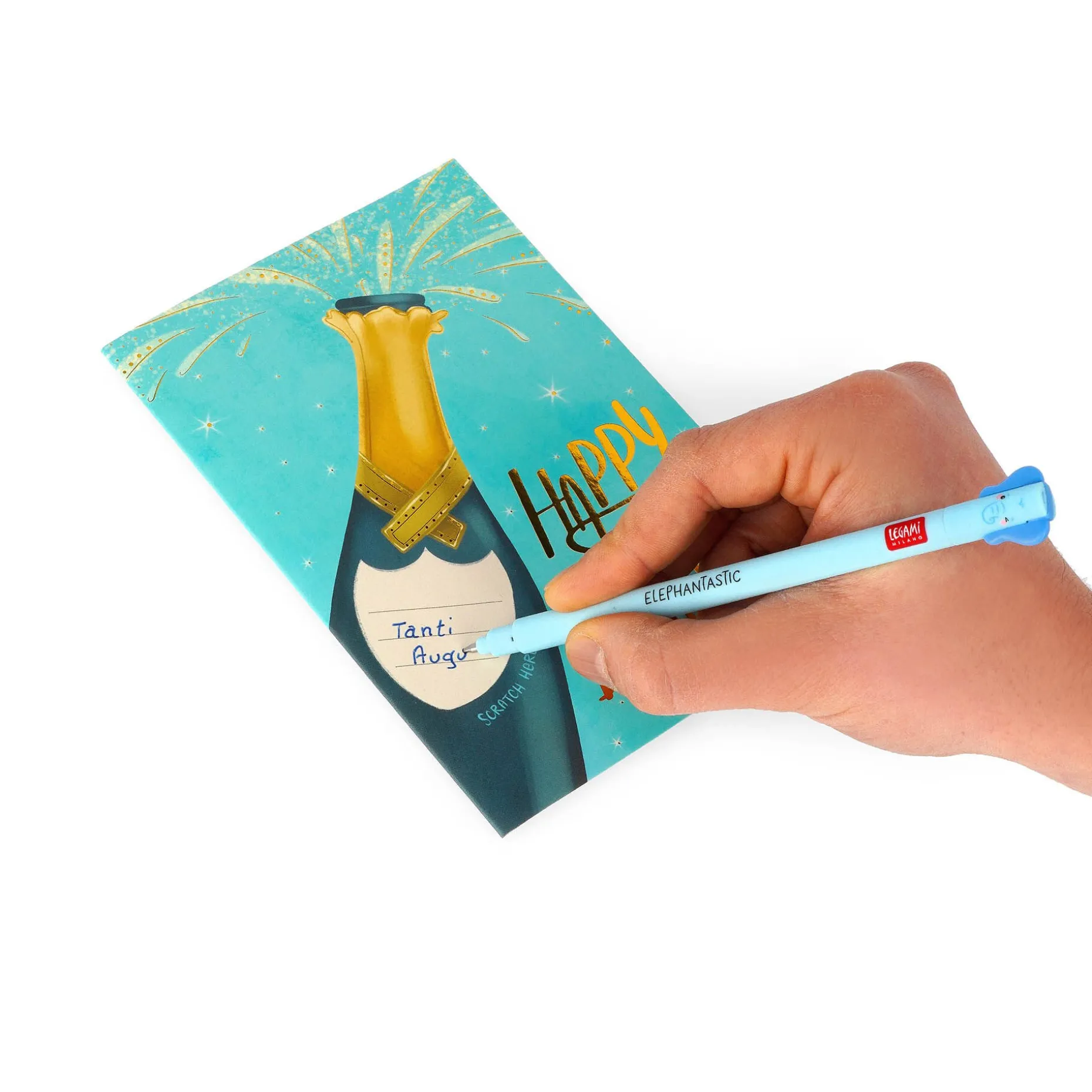 Carte de Vœux à Gratter - Bottle