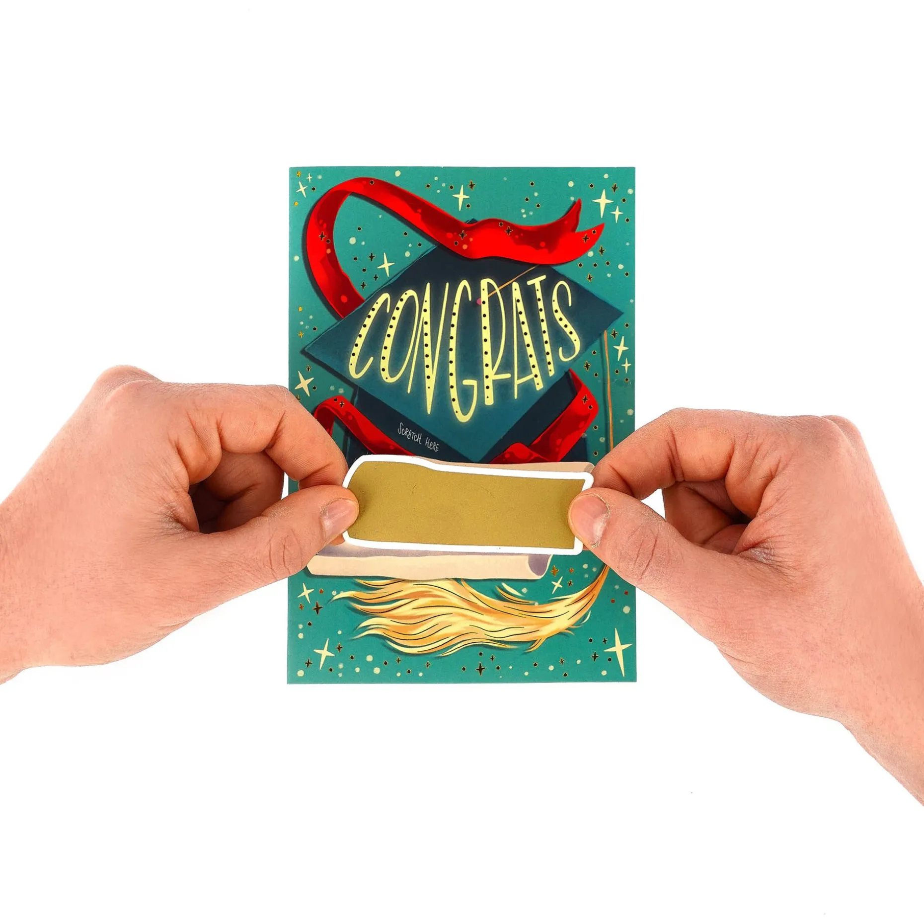 Carte de Vœux à Gratter - Graduation