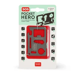 Carte multifonction en acier 11 en 1 - SOS Pocket Hero