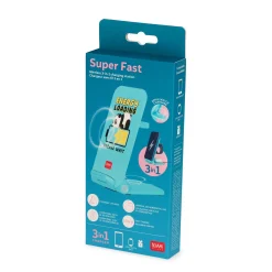 Chargeur Sans Fil 3 en 1 avec Support - Charging Station