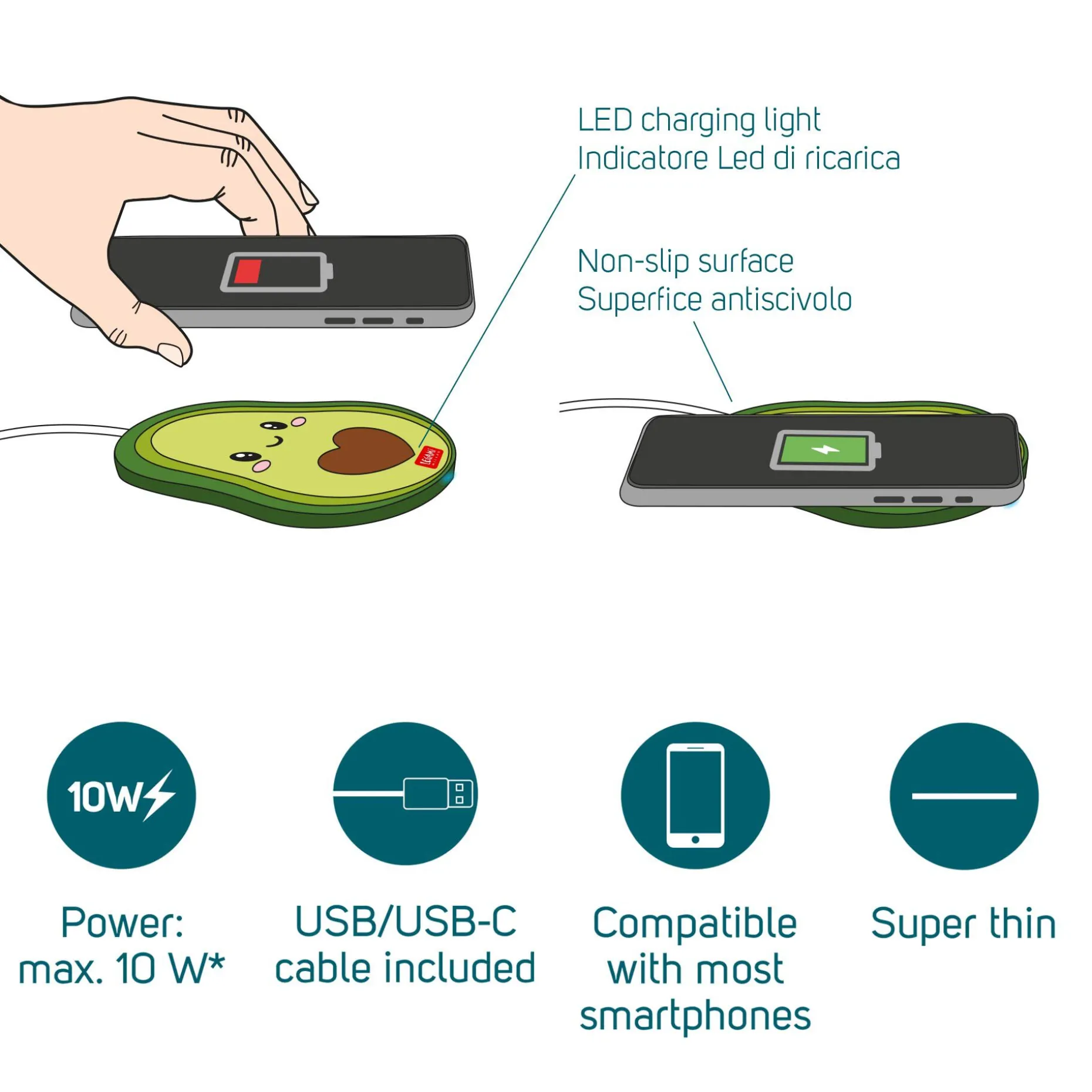 Chargeur Sans Fil Pour Smartphone - Super Fast