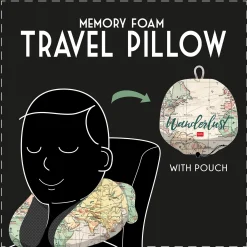 Coussin de Voyage en Mousse à mémoire de forme - Travel Pillow