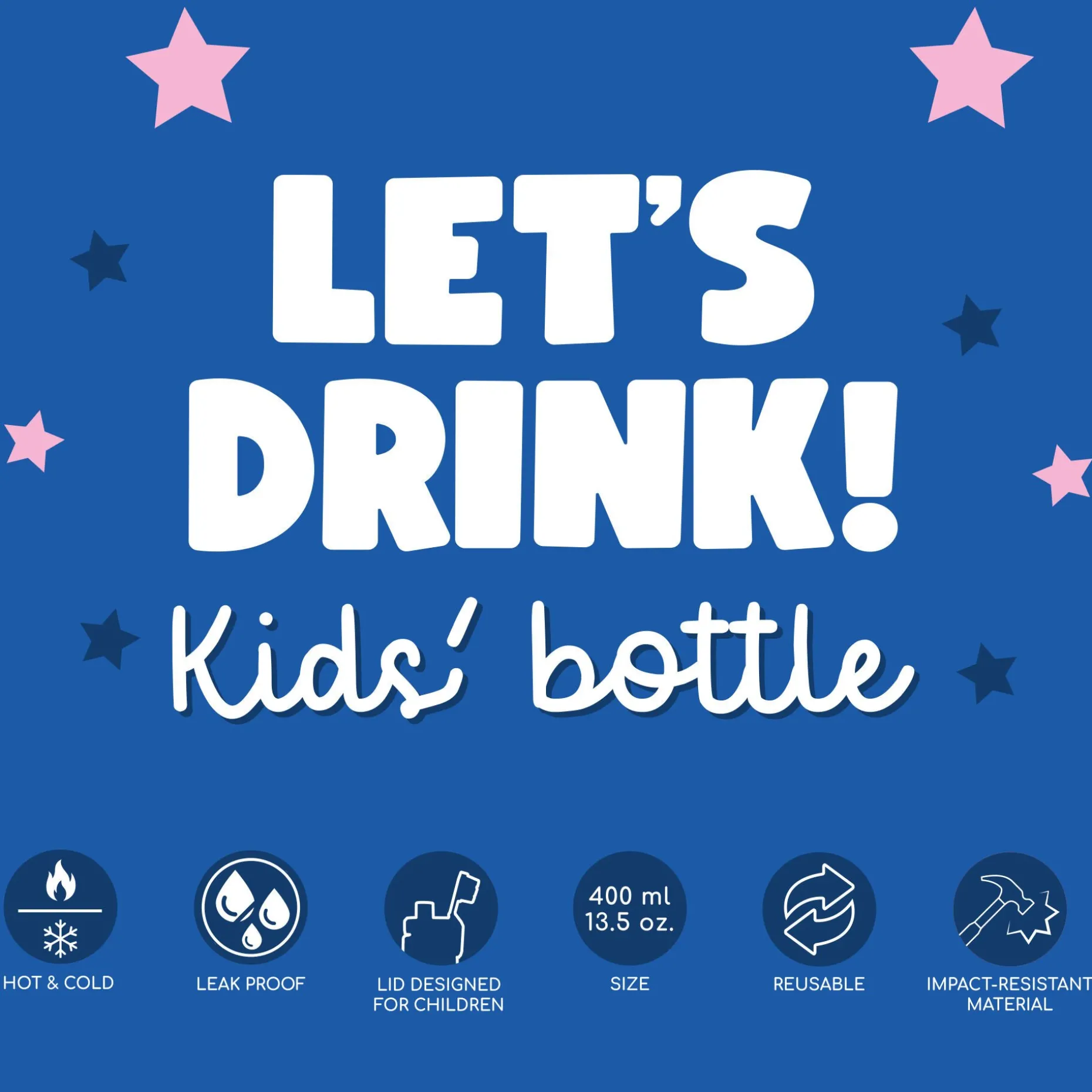 Gourde pour Enfant - Let's Drink!