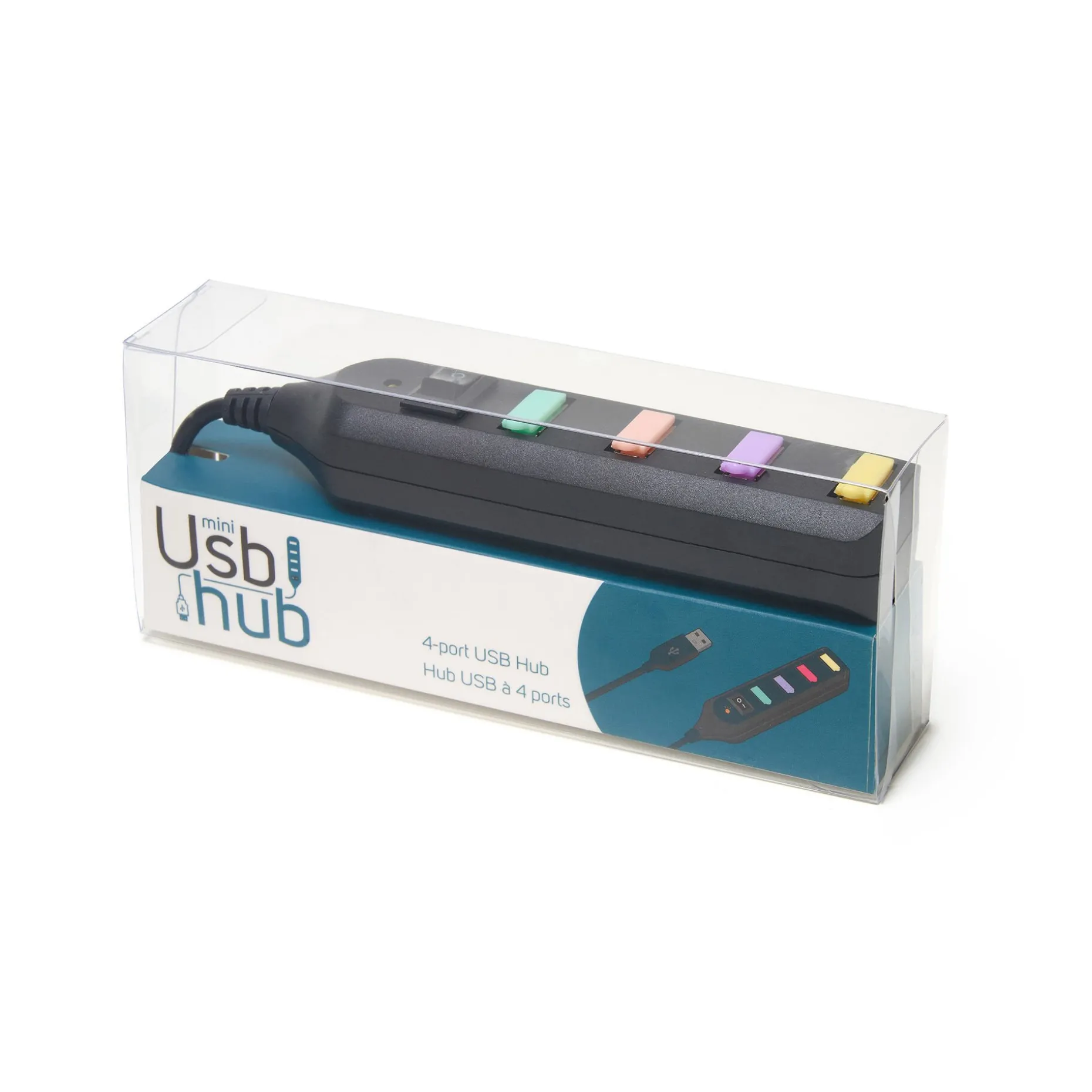 Hub USB à 4 Ports - Mini