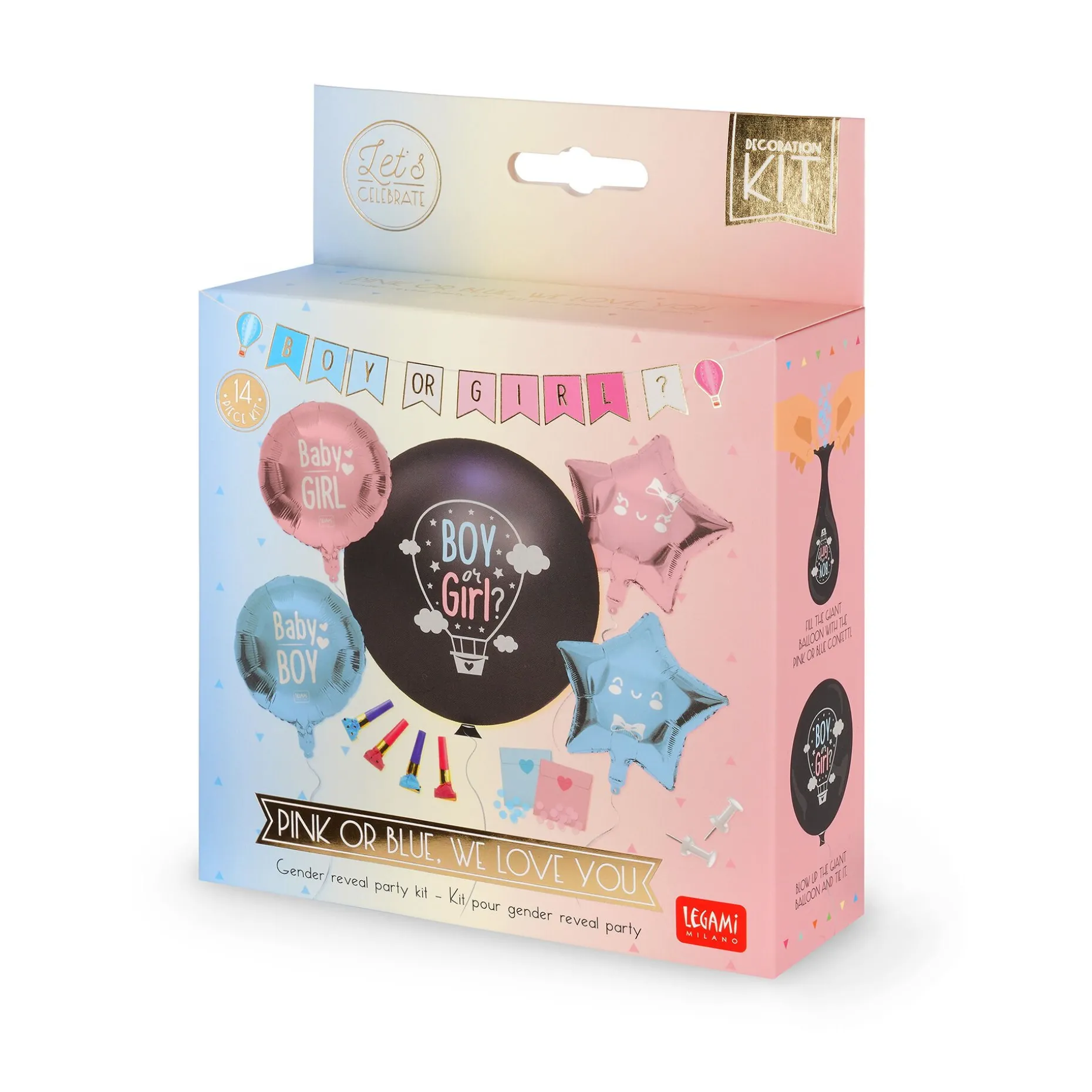Kit pour Gender Reveal Party
