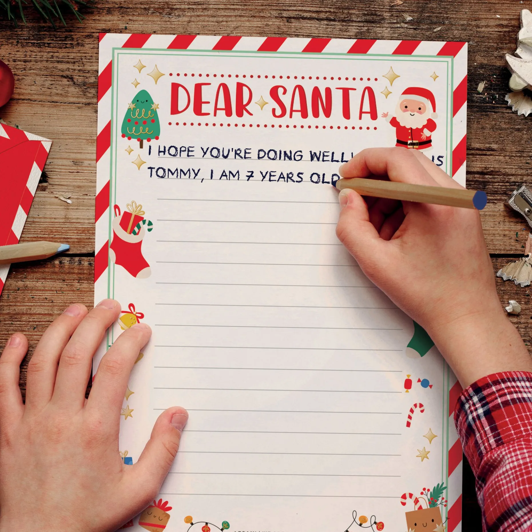 Kit pour Lettre au Père Noël