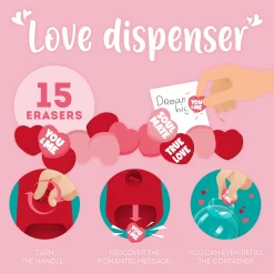 Mini Distributeur de Gommes - Love Dispenser