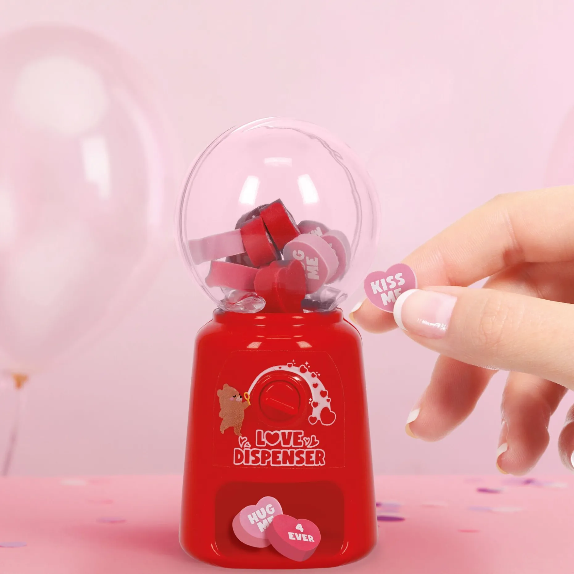Mini Distributeur de Gommes - Love Dispenser