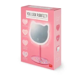 Miroir de Maquillage Lumineux - You Look Purrfect!