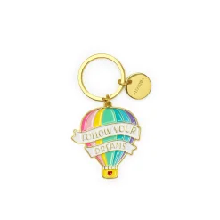 Porte-Clés en Métal Émaillé - What a Key Ring !