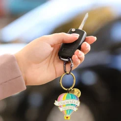 Porte-Clés en Métal Émaillé - What a Key Ring !