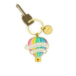 Porte-Clés en Métal Émaillé - What a Key Ring !