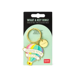 Porte-Clés en Métal Émaillé - What a Key Ring !