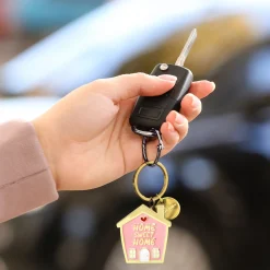 Porte-Clés en Métal Émaillé - What a Key Ring !