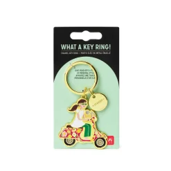 Porte-Clés en Métal Émaillé - What a Key Ring !