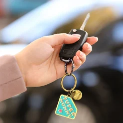 Porte-Clés en Métal Émaillé - What a Key Ring !