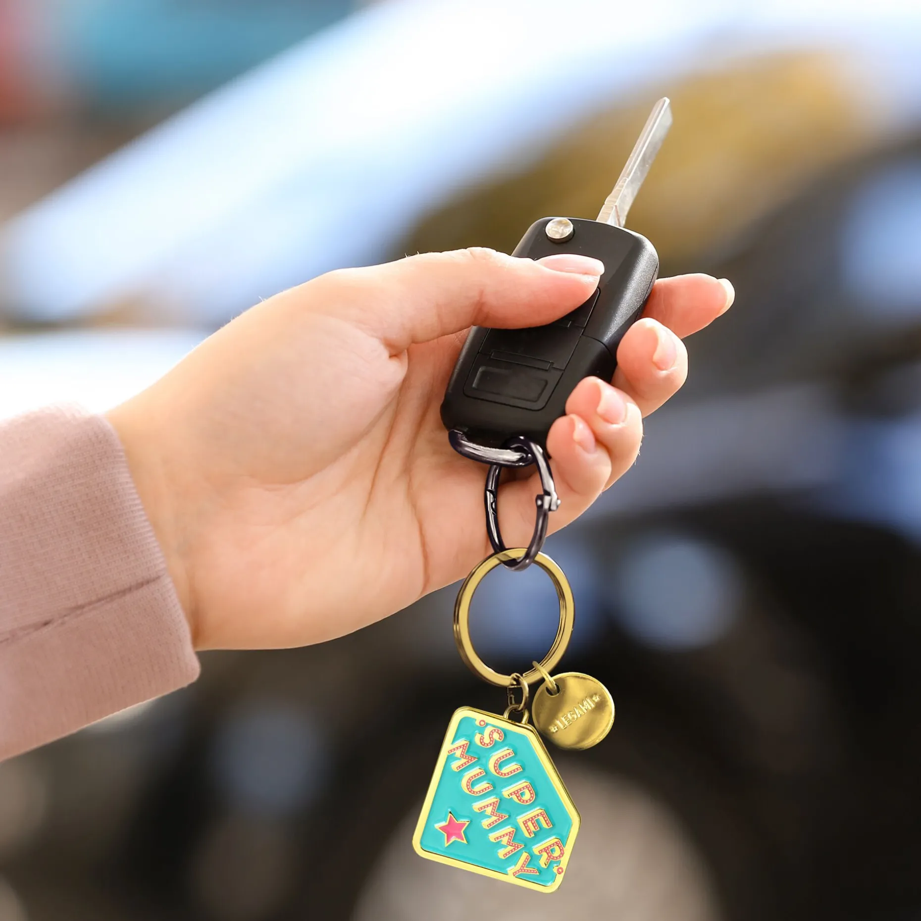 Porte-Clés en Métal Émaillé - What a Key Ring !