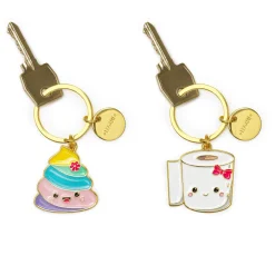 Porte-Clés en Métal Émaillé - What a Key Ring !