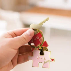 Porte-clés en Métal émaillé - What a Key Ring!