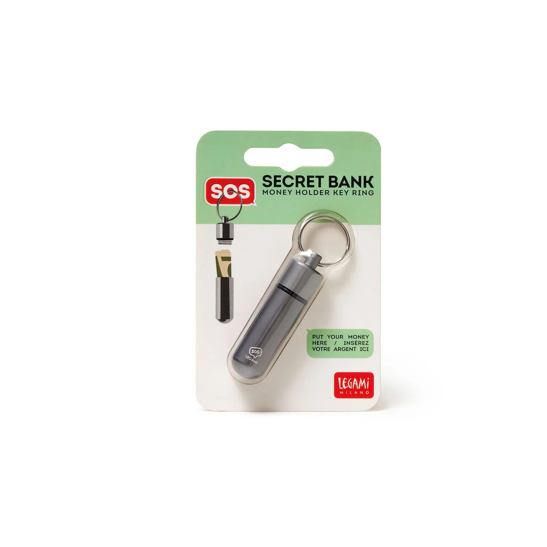 Porte-clés Porte-monnaie - SOS Secret Bank