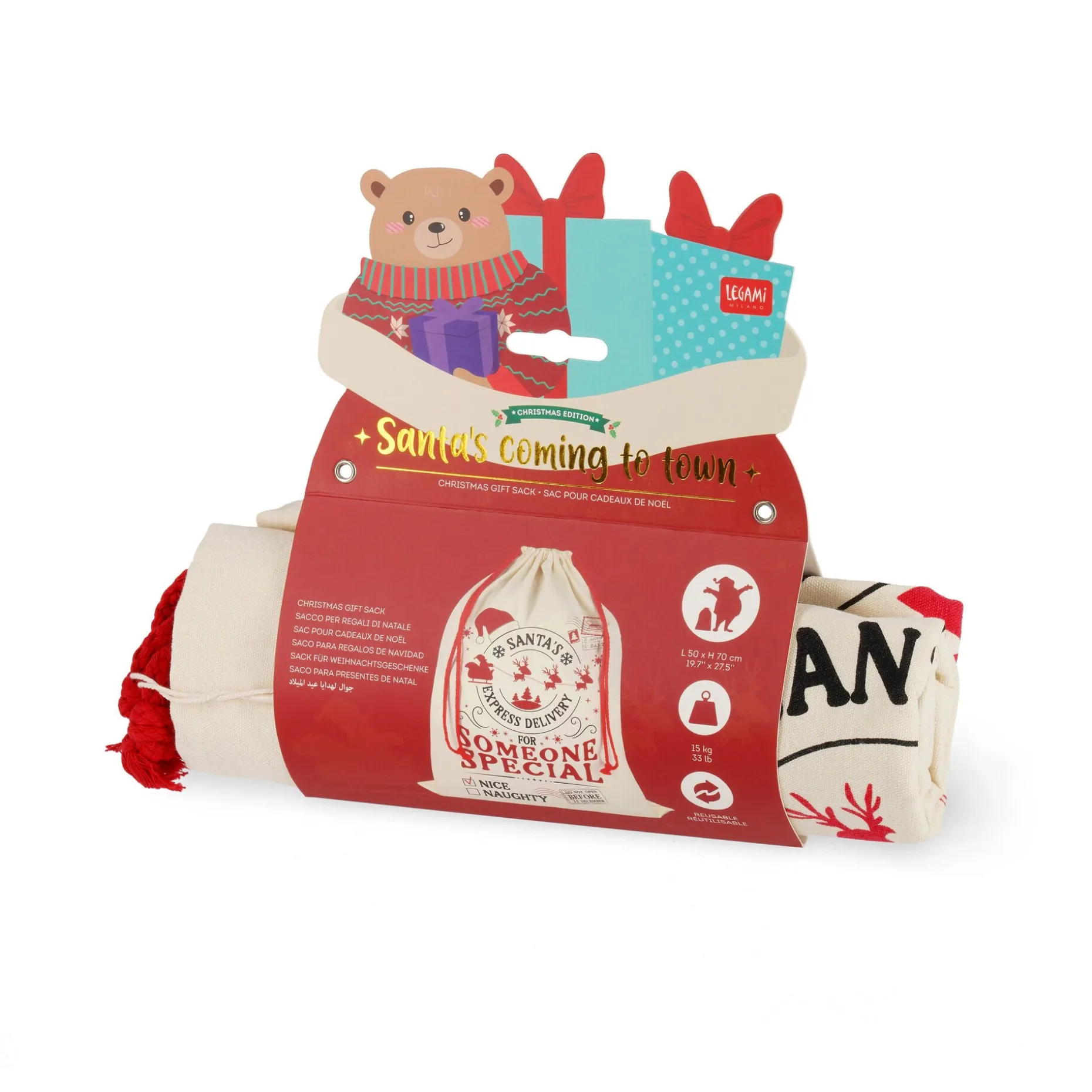 Sac à Cadeaux du Père Noël