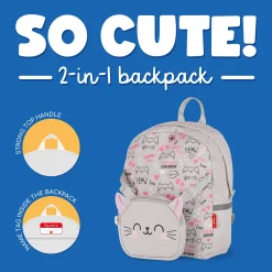 Sac à dos avec sac à main détachable - So Cute!