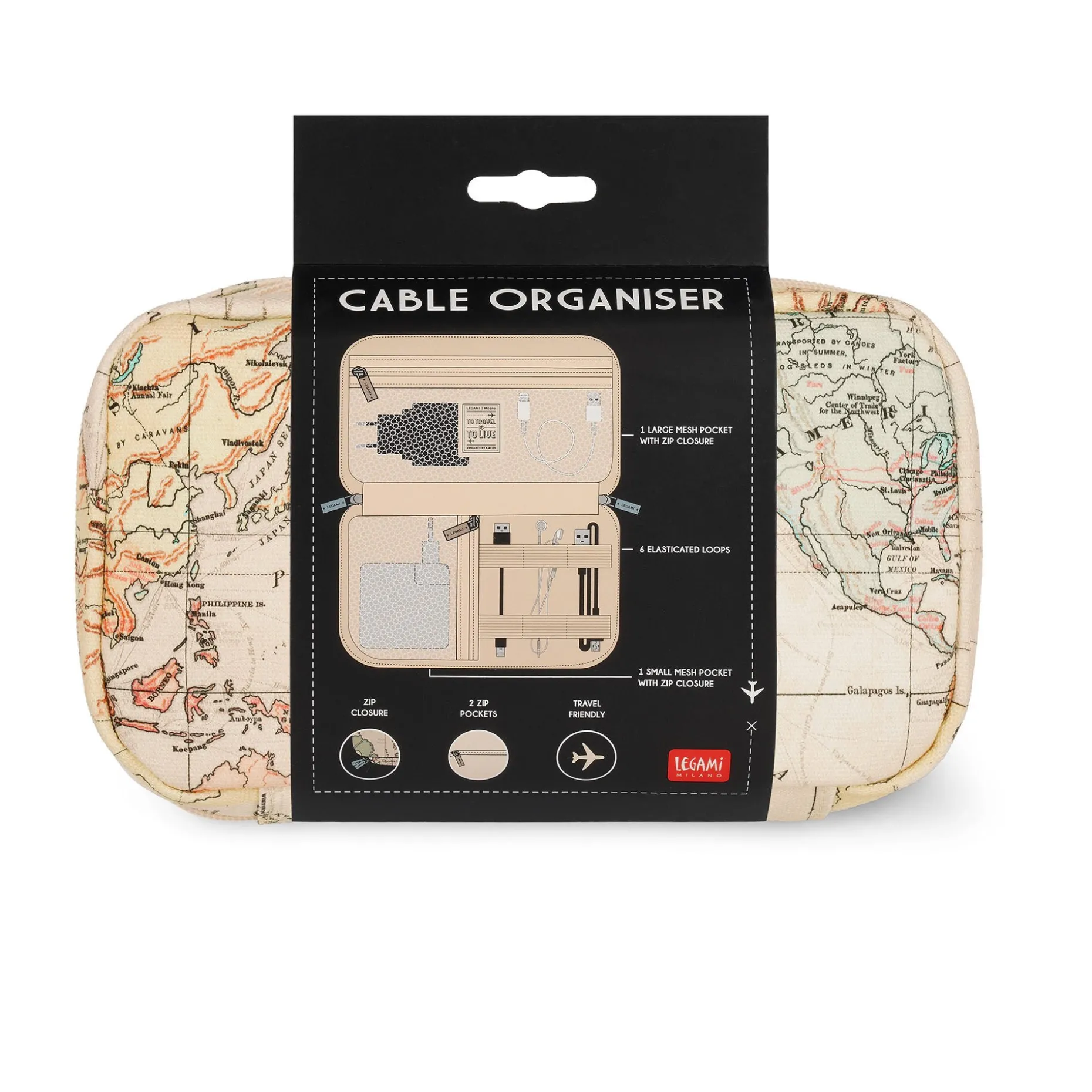 Sac de Rangement pour Câbles - Cable Organiser