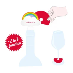 Set Bouchon et 6 Marque-Verres