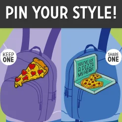 Set de 2 Broches en Métal Émaillé - Pin Your Style!