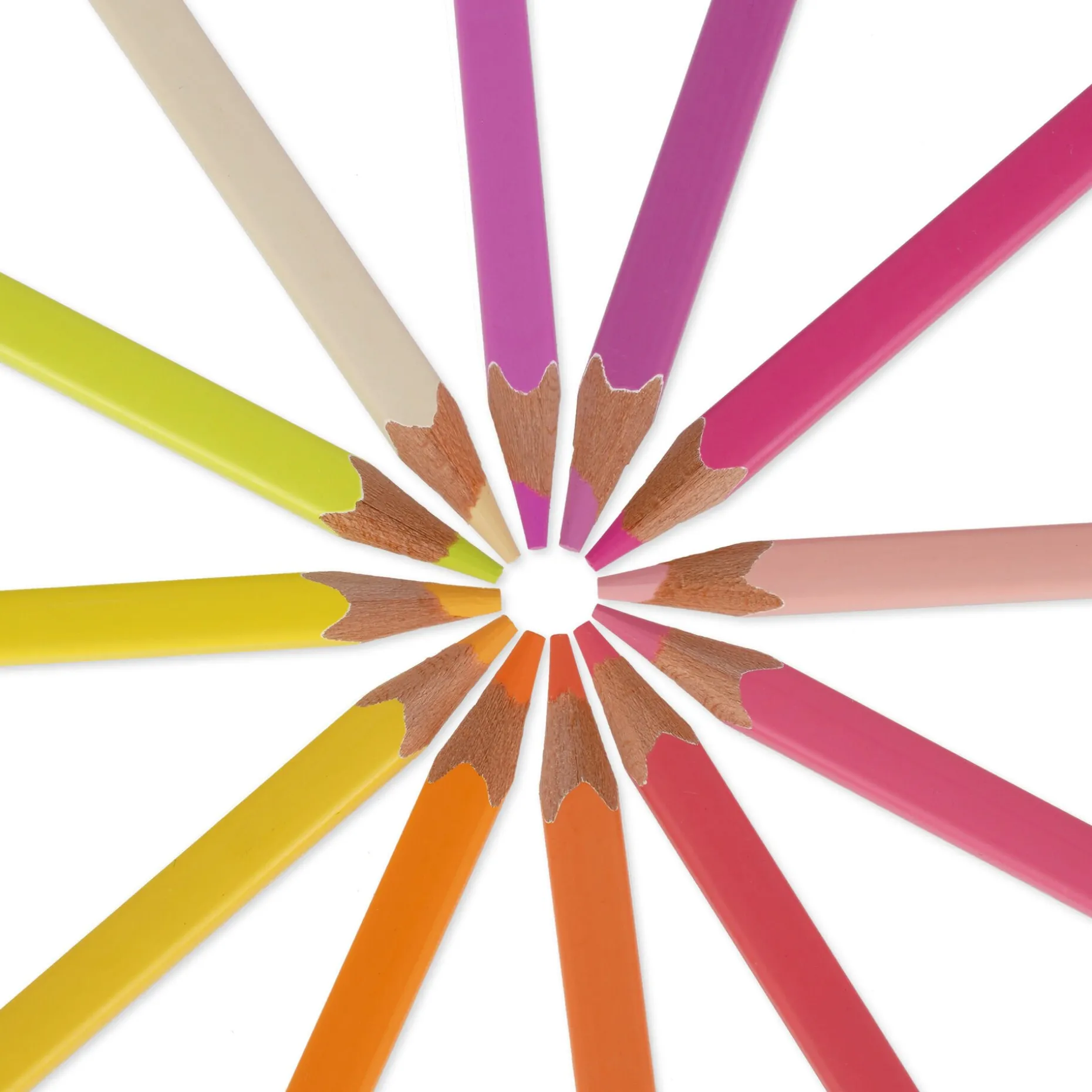 Set de 12 Crayons de Couleur - Live Colorfully