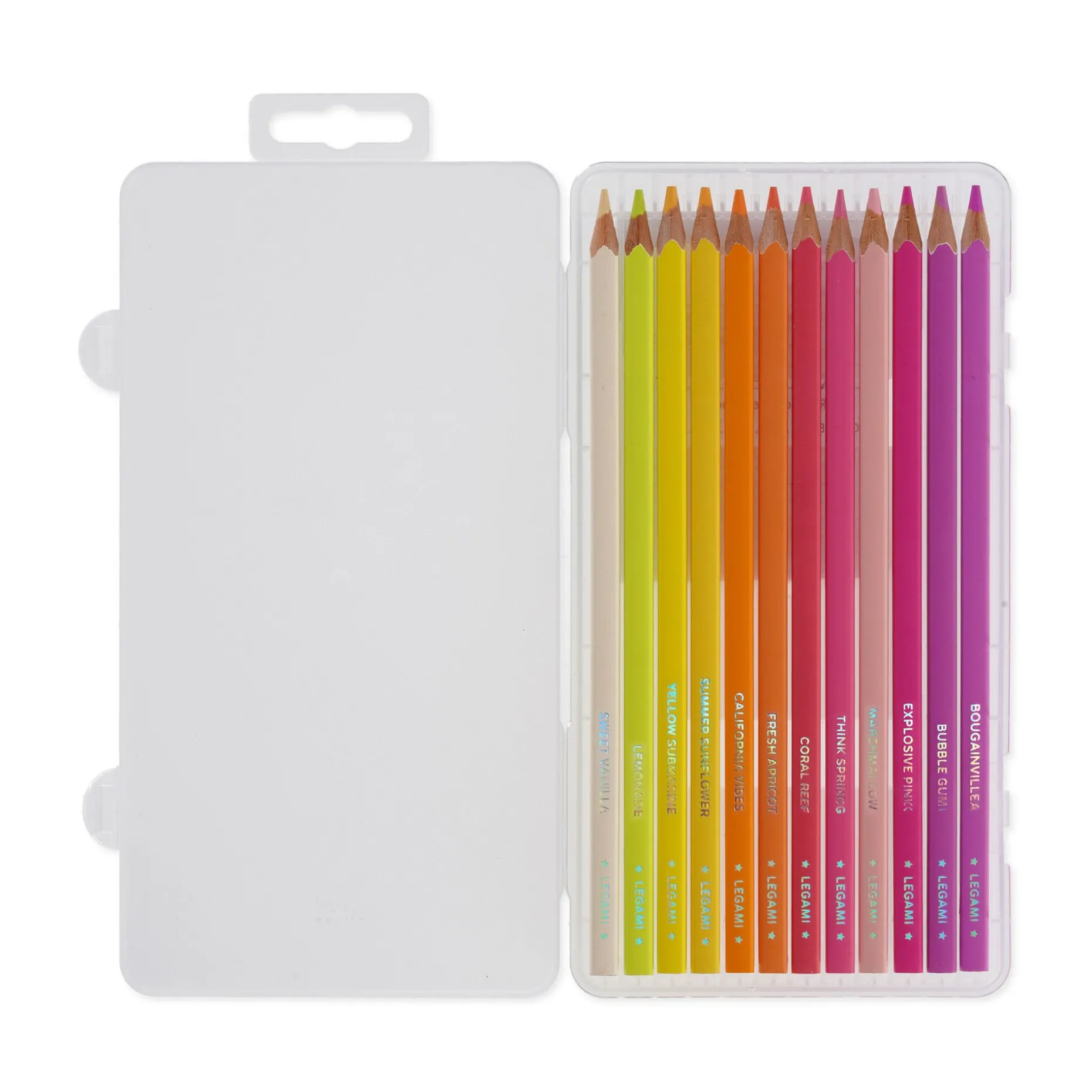 Set de 12 Crayons de Couleur - Live Colorfully