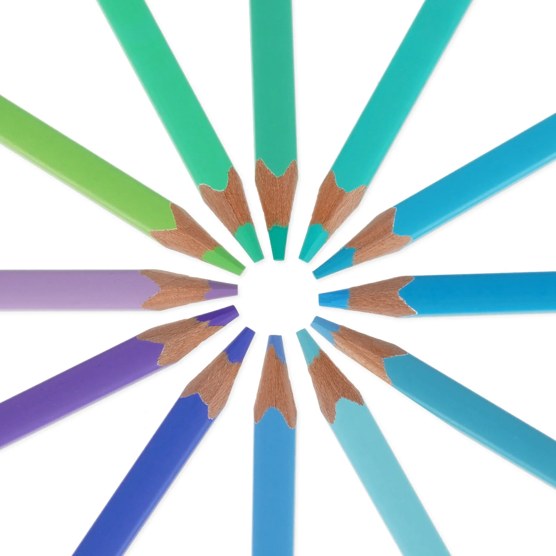 Set de 12 Crayons de Couleur - Live Colorfully