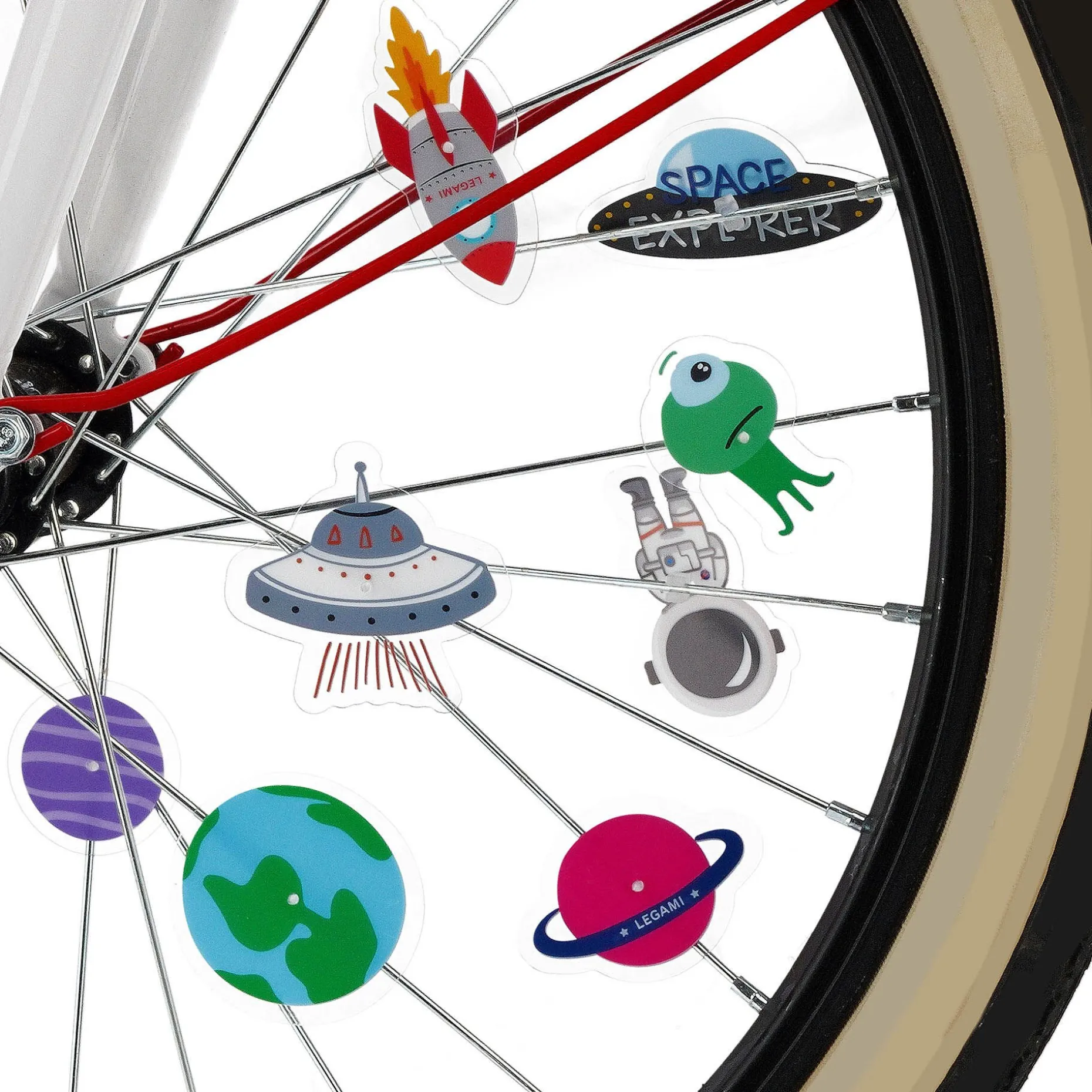 Set de 30 décorations pour rayons de vélo