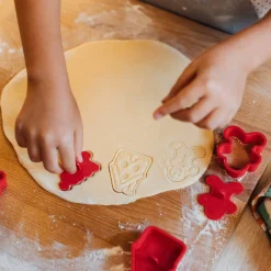 Set de 5 Emporte-pièces avec Tampon à Biscuits - Cookie Time!