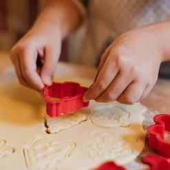 Set de 5 Emporte-pièces avec Tampon à Biscuits - Cookie Time!
