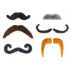 Set de 6 Fausses Moustaches Autocollantes - Hot MouStache