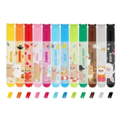 Set de 12 Feutres - Teddy Friends