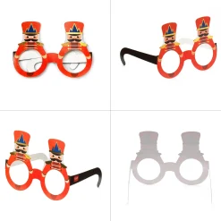 Set de 8 Paires de Lunettes de Noël en Papier