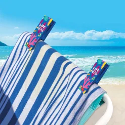 Set de 2 Pinces Pour Serviette de Plage - Beach Towel Clips
