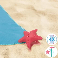 Set de 4 Piquets pour Serviette de Plage - Beach Towel Anchor Stakes