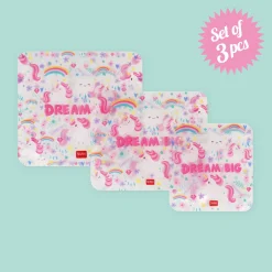 Set de 3 Pochettes pour Aliments - Snack Bags