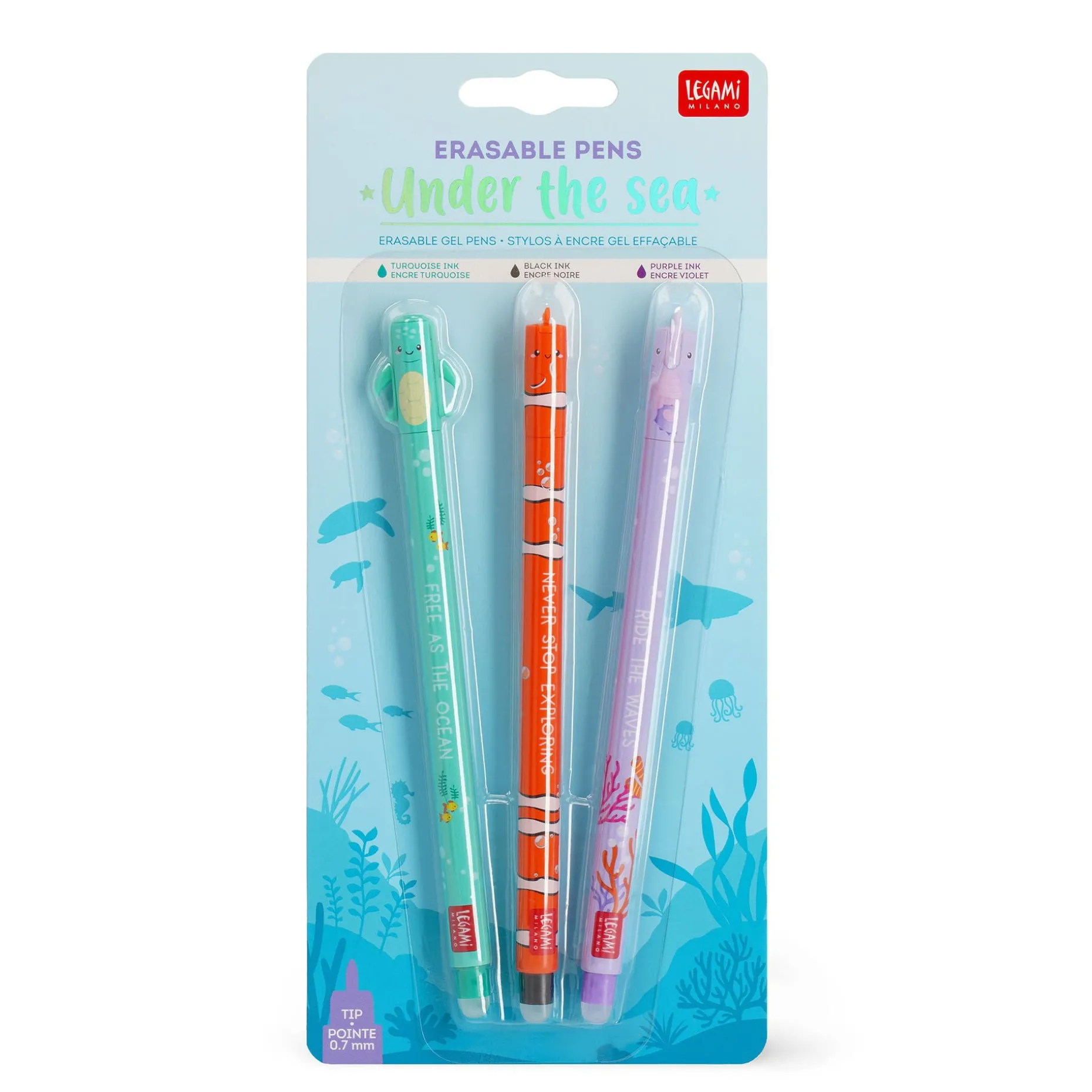 Set de 3 Stylos à Encre Gel Effaçable - Erasable Pen